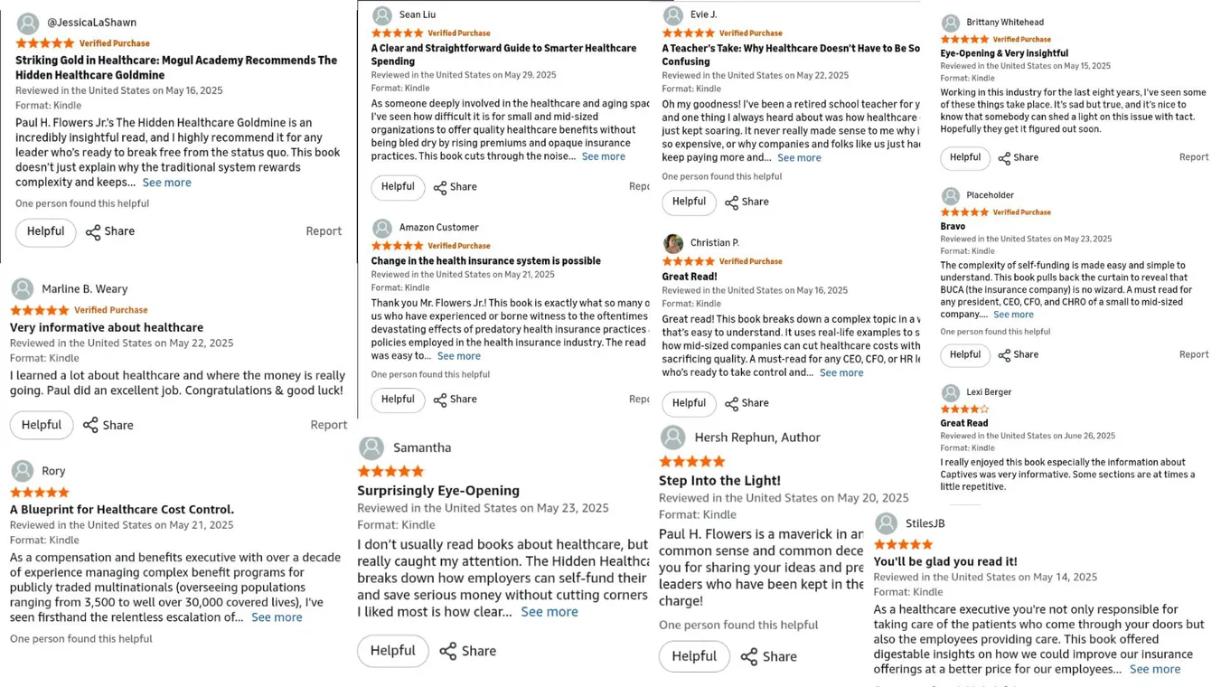 Amazon reviews of books written with Chapter