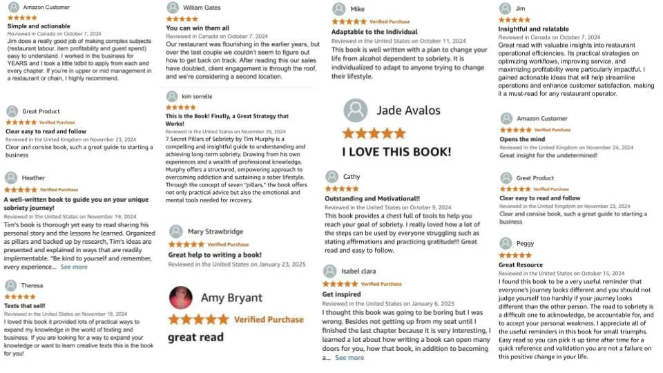 Amazon reviews of books written with Chapter