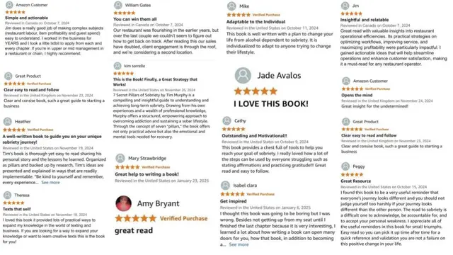 Five-star Amazon review 3
